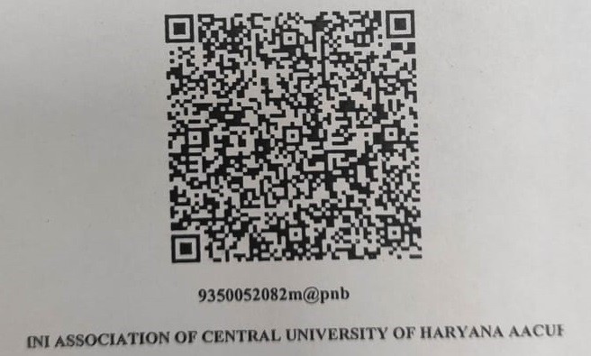 AACUH BHIM UPI donation QR code